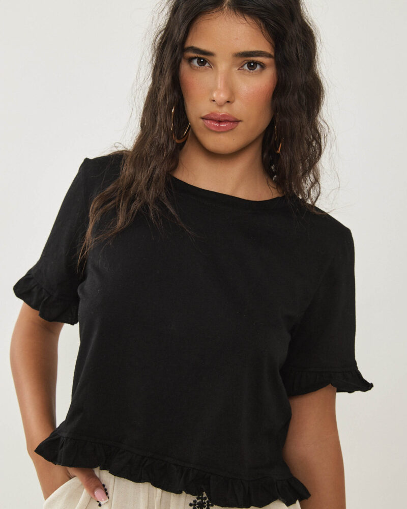 חולצת אלמונד שחור